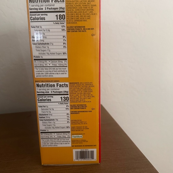 -———————
M&M'S Ceramic Snack Bowl Gift Set with Candy. - Picture 5 of 5